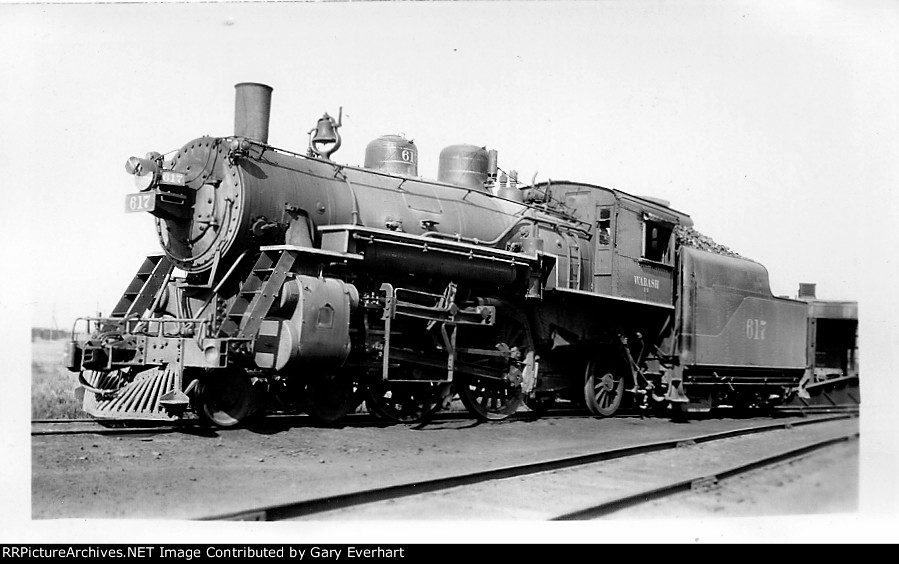 WAB 4-4-2 #617 - Wabash RR